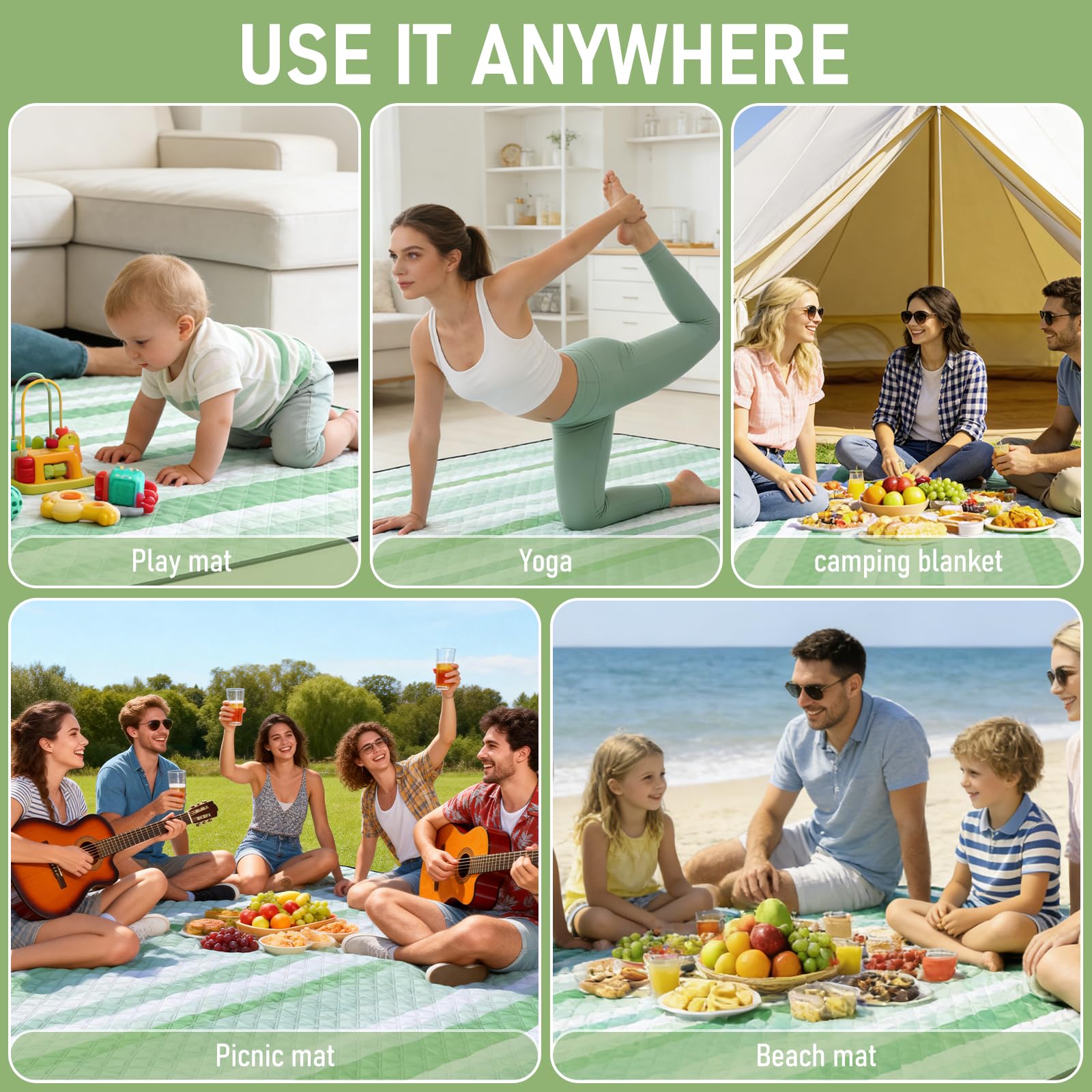 Alwaysturdy big blanket ideal for beach and picnic use
