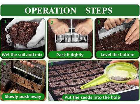 ALXMYAO seed blocks created with the blocker for healthy root development.