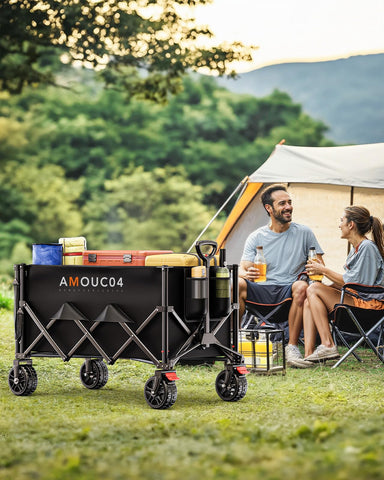 AMADA HOMEFURNISHING wagon cart 150L capacity for groceries and gear