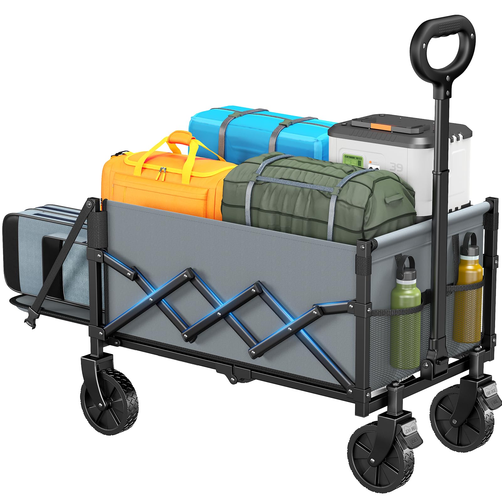 AMADA wagon cart multiuse for groceries camping and gardening