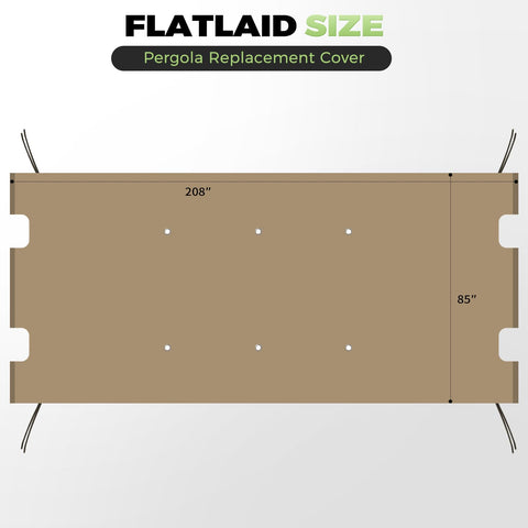 Amadecohome canopy with rod pockets facing downward for easy installation.