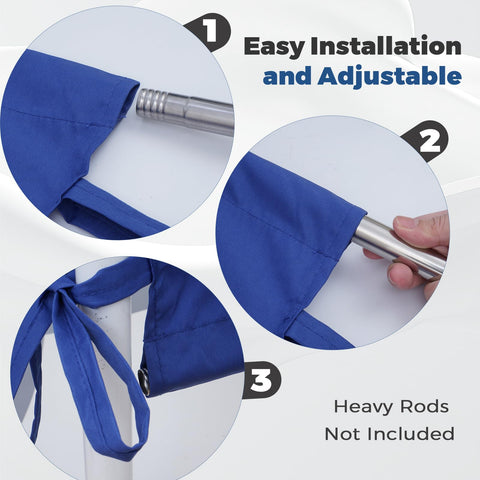 Amadecohome rod pockets detail for secure corners
