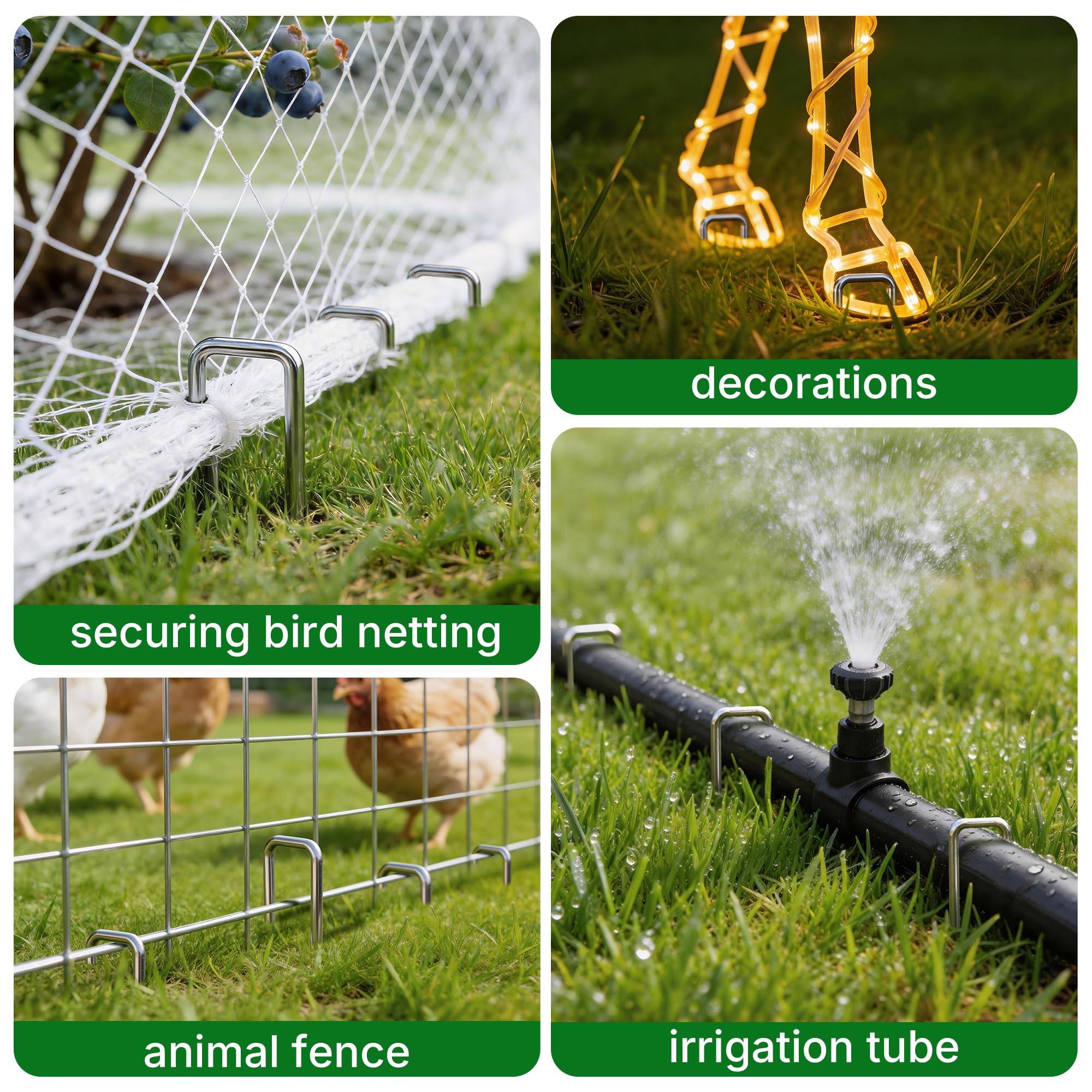AMAGABELI 100-pack provides ample coverage for large outdoor projects