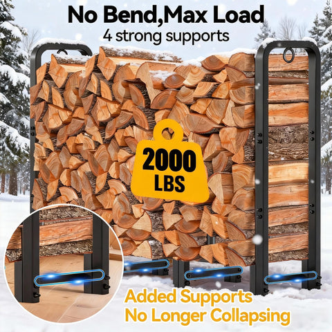 AMAGABELI log rack cover protects wood from rain and dust.