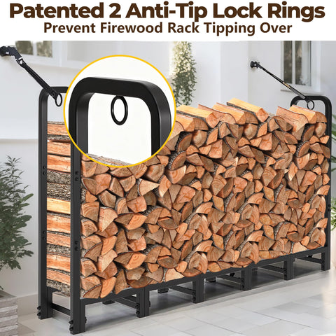 AMAGABELI 2-lock rings and 12 rack legs for added stability and safety.