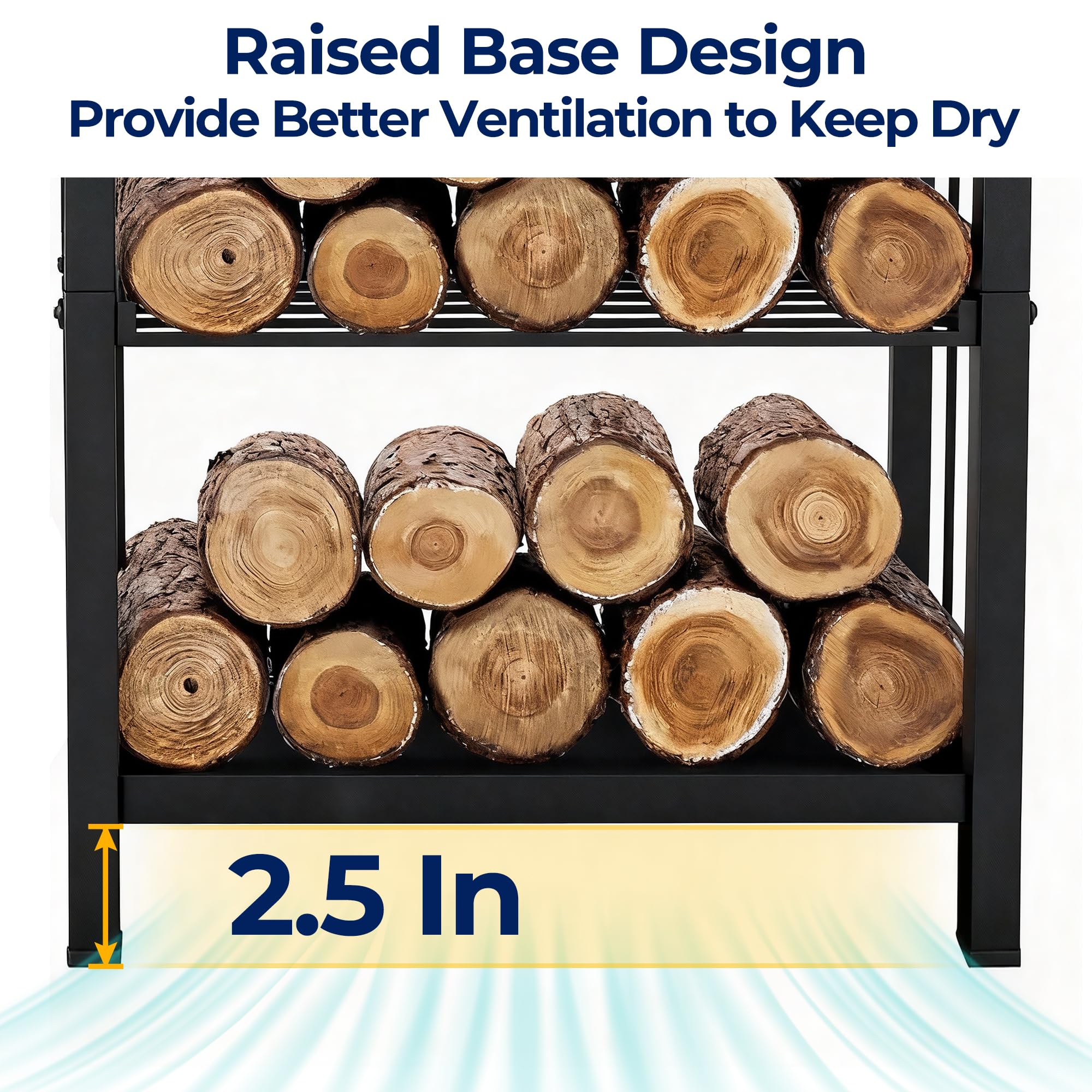AMAGABELI ash-bottom design contains debris for a cleaner floor.