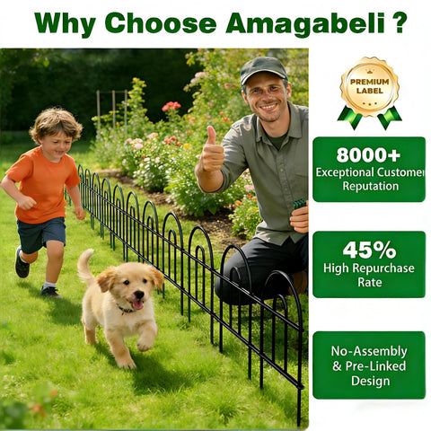 AMAGABELI flexible edging curves to fit irregular garden beds.