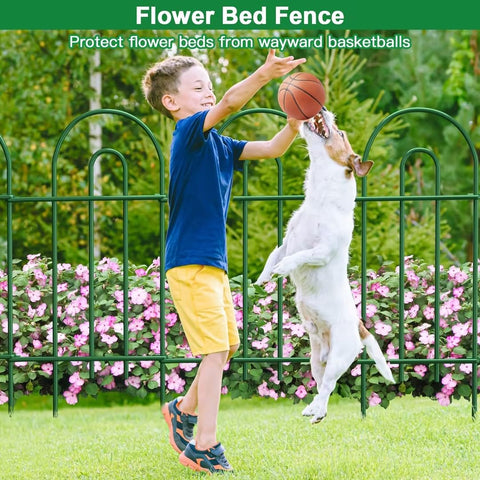 Amagabeli Garden Home green vinyl coating blends with landscaping