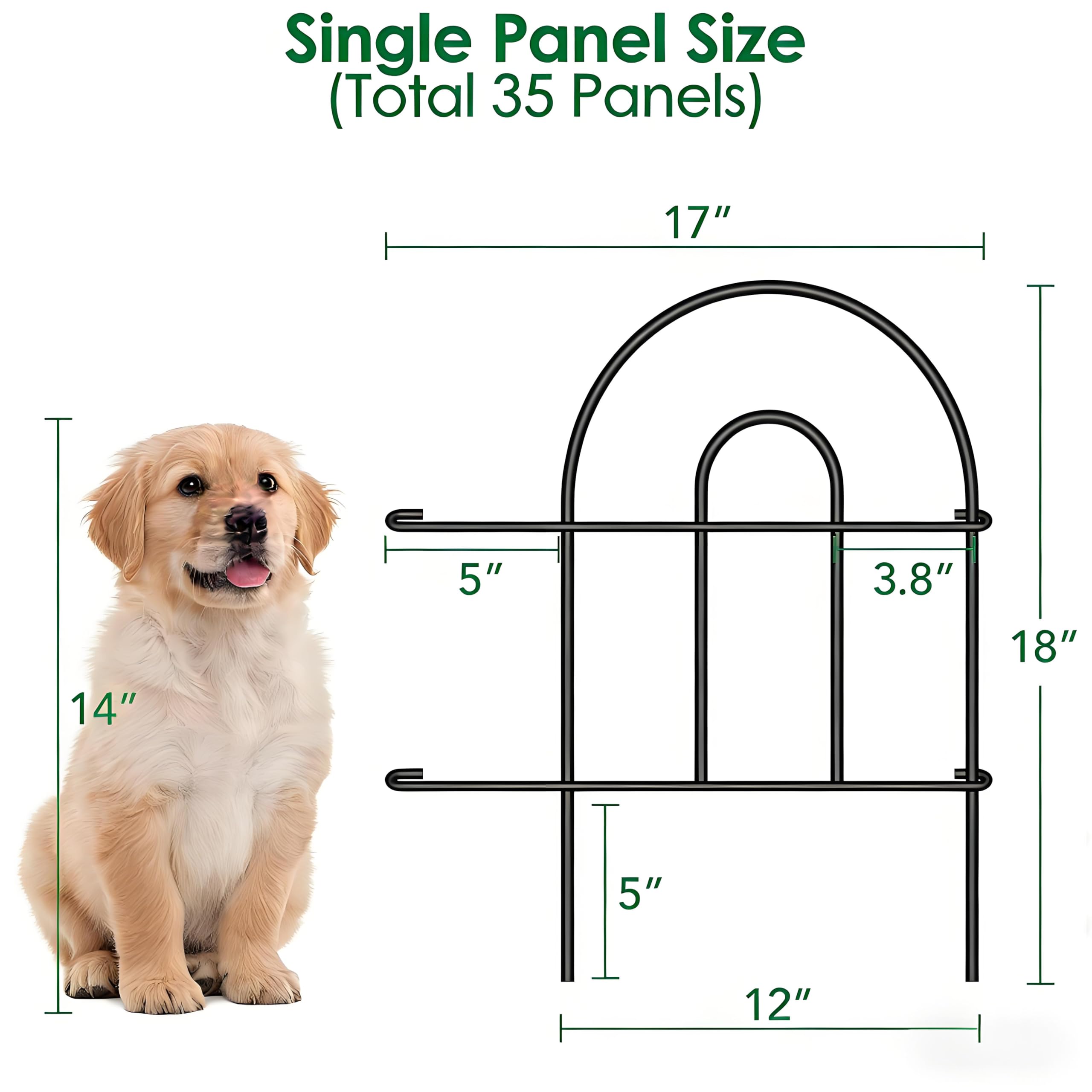 AMAGABELI weather-ready garden fence for outdoor patio spaces.