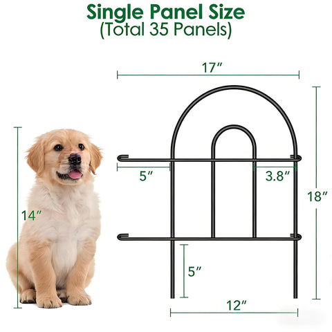 AMAGABELI weather-ready garden fence for outdoor patio spaces.