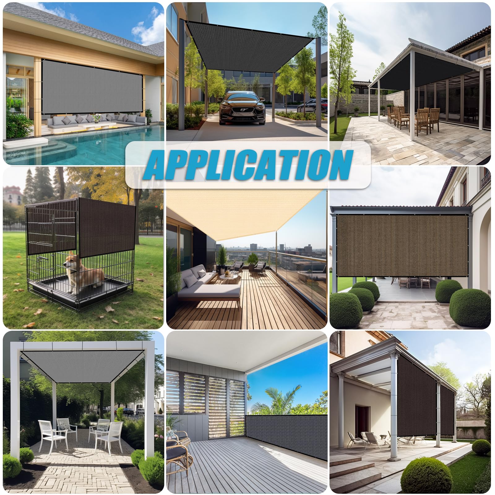 Amagenix dense shade coverage ideal for patios and pergolas