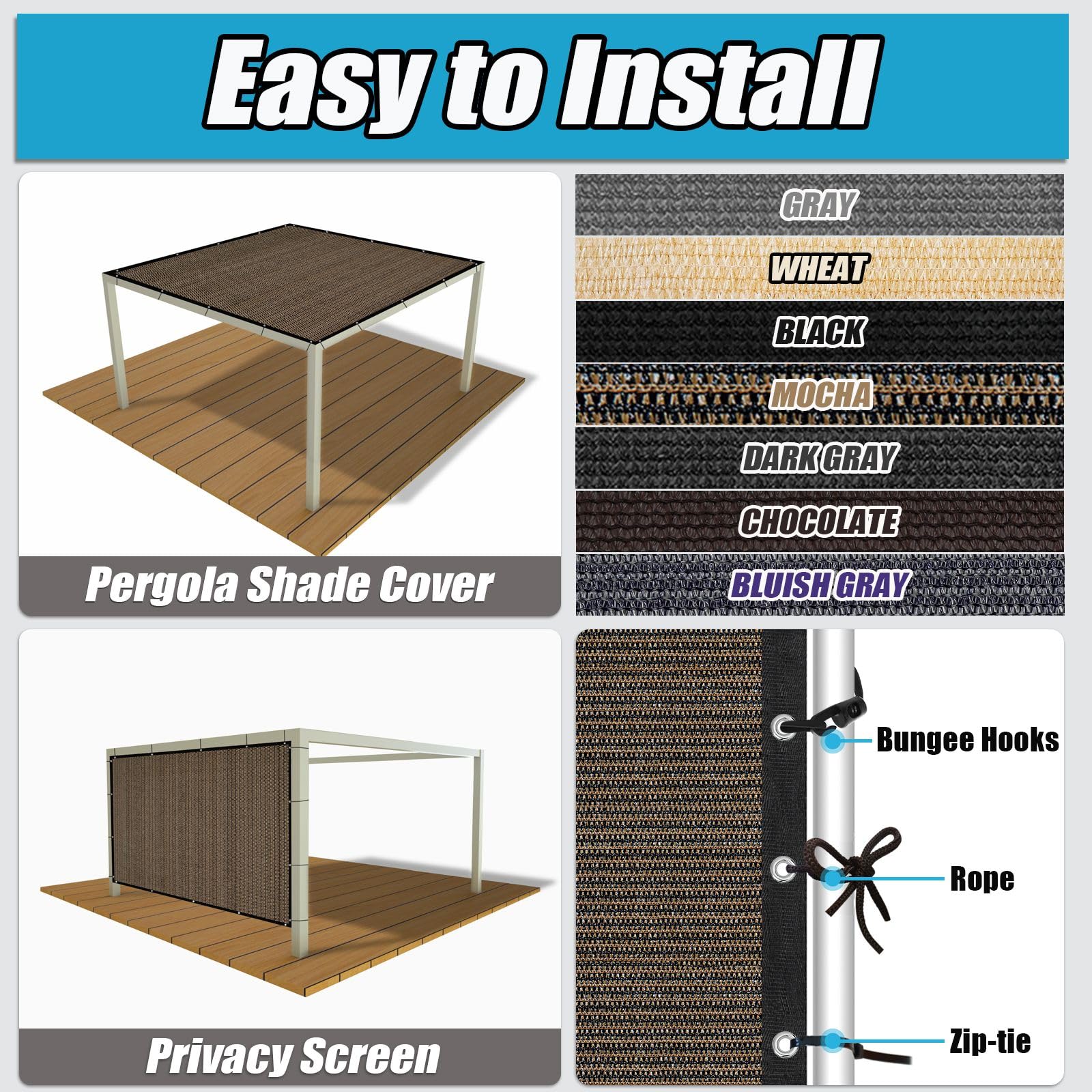 Amagenix breathable fabric allows rain to pass through, reducing puddles on outdoor surfaces.
