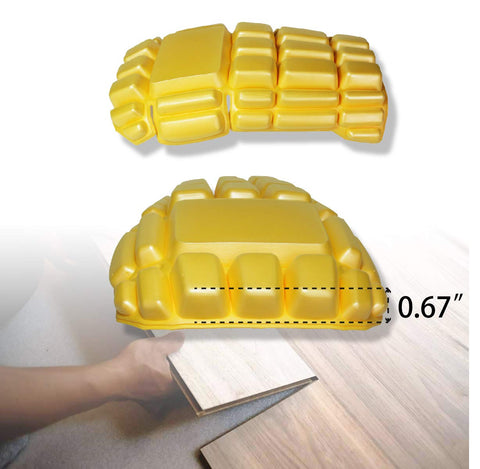 AMANEEST knee pad inserts installation and removal design