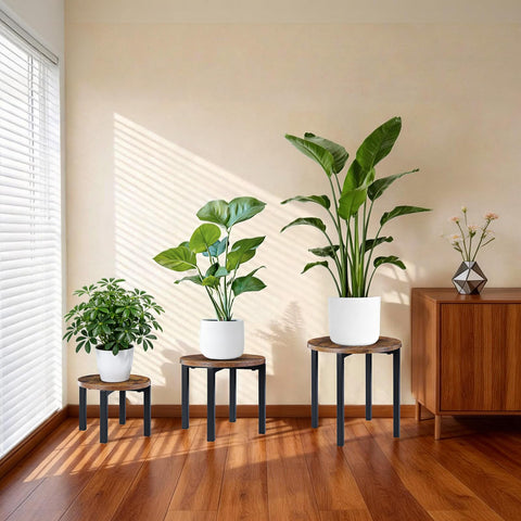 Amaoot gift-ready plant stand trio enhances any room decor