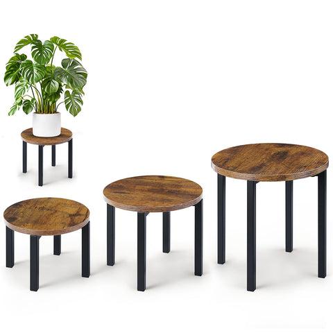 Amaoot 3-pack plant stands layered display for living room styling