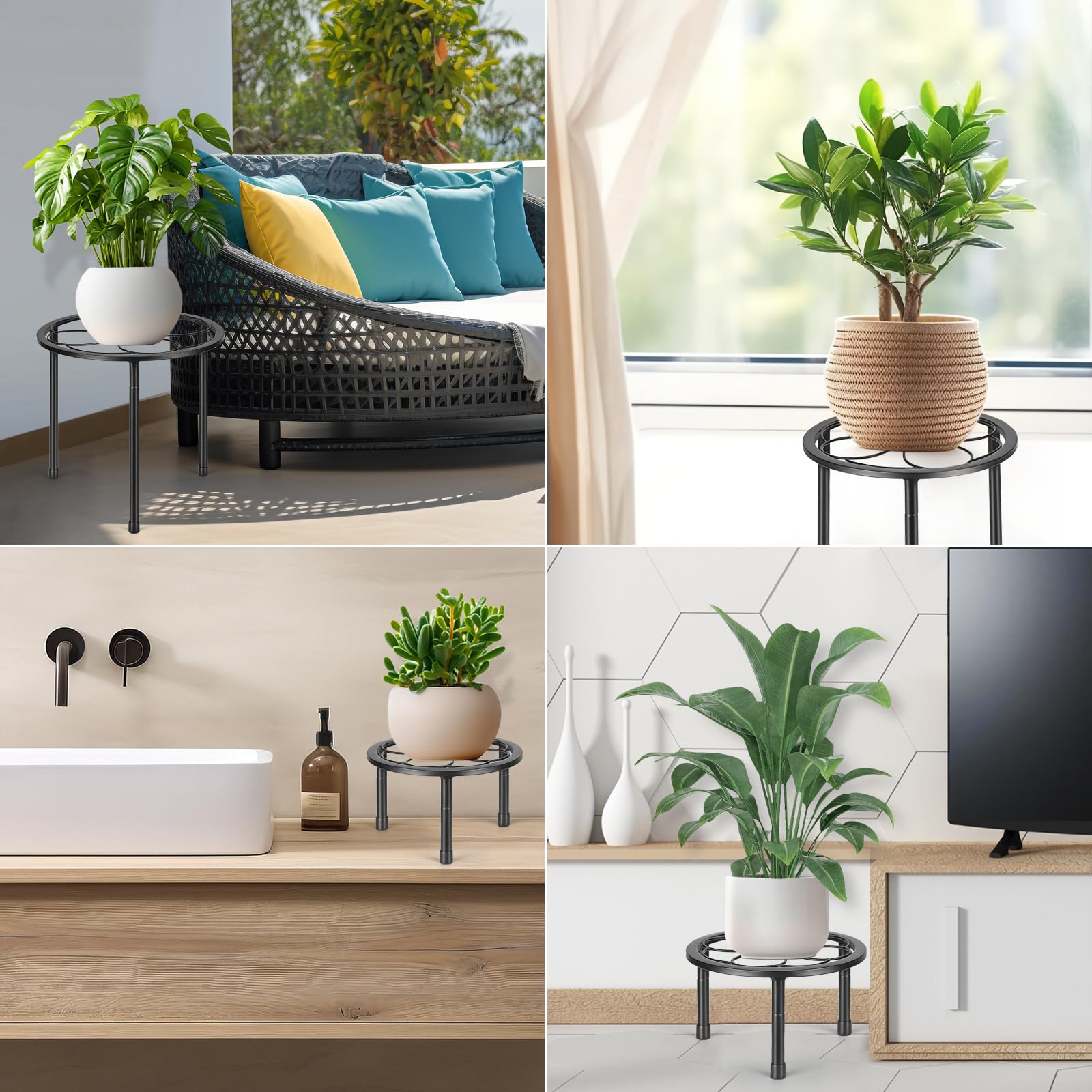Amaoot easy-assembly design lets you set up plants quickly without tools.