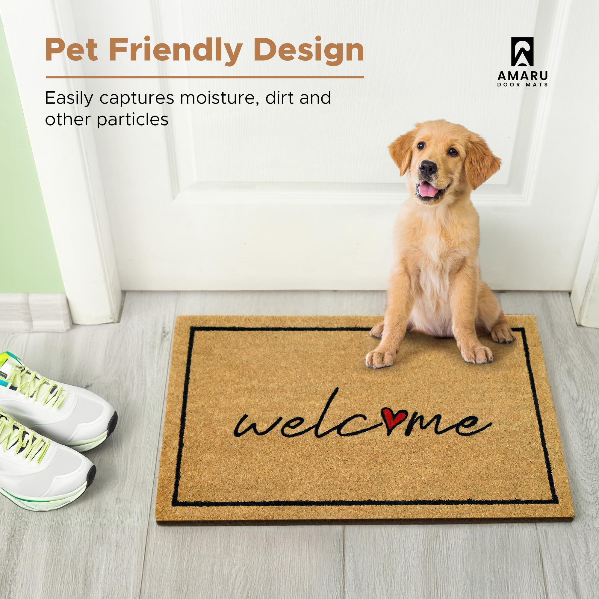 AMARU DOOR MATS gift-ready packaging ideal for housewarmings.
