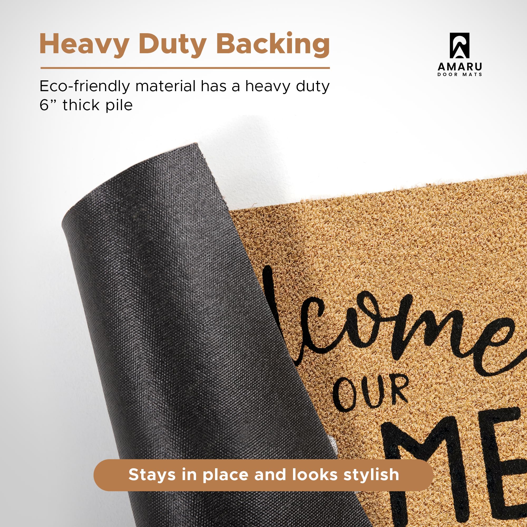 AMARU DOOR MATS gift-ready packaging makes a thoughtful housewarming present.