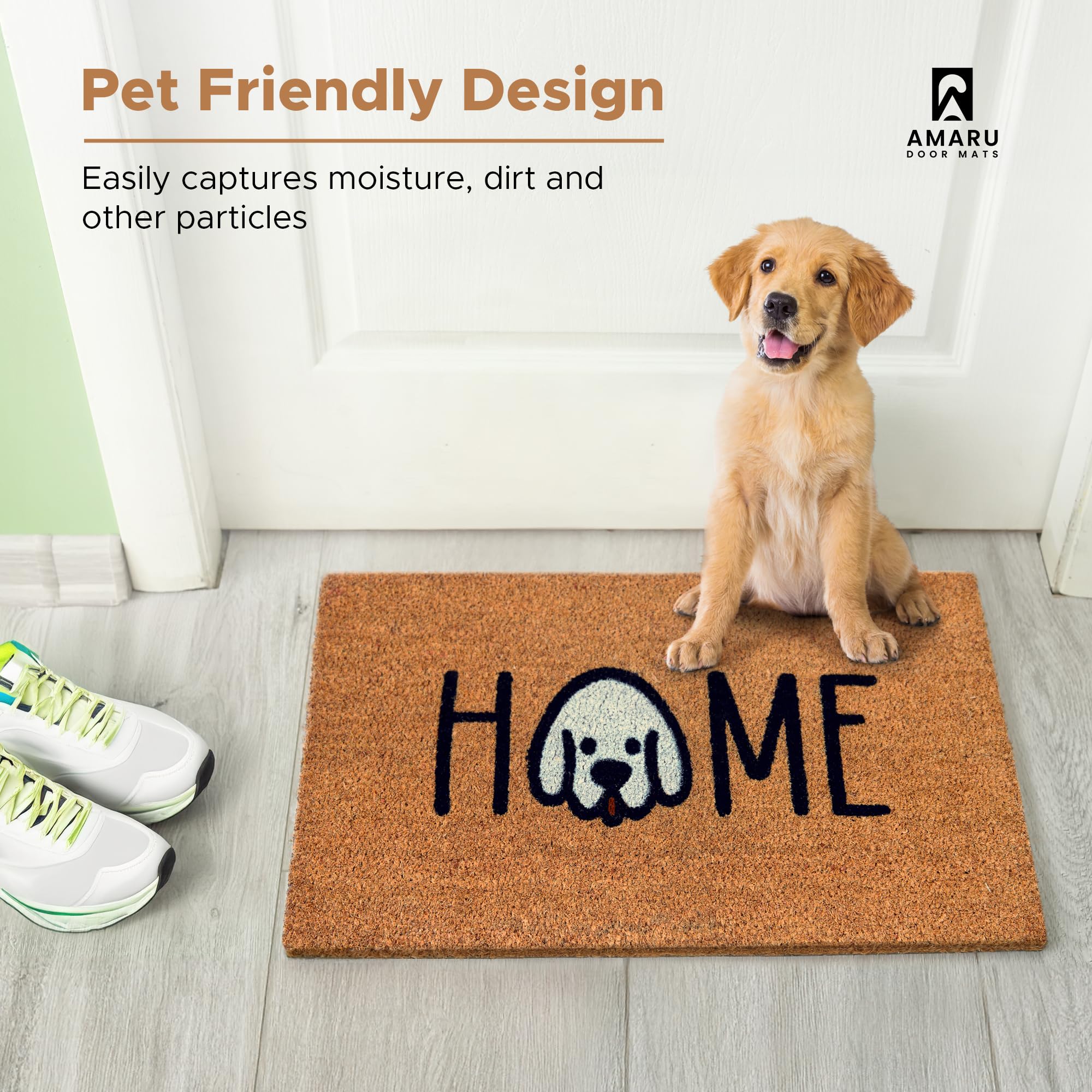 AMARU DOOR MATS Minimalist design suits modern entryways and busy households.
