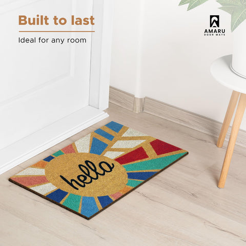 AMARU DOOR MATS minimalist design complements modern entryways
