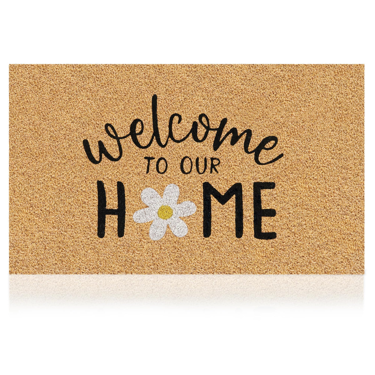 AMARU DOOR MATS coir surface texture for a stylish entryway.
