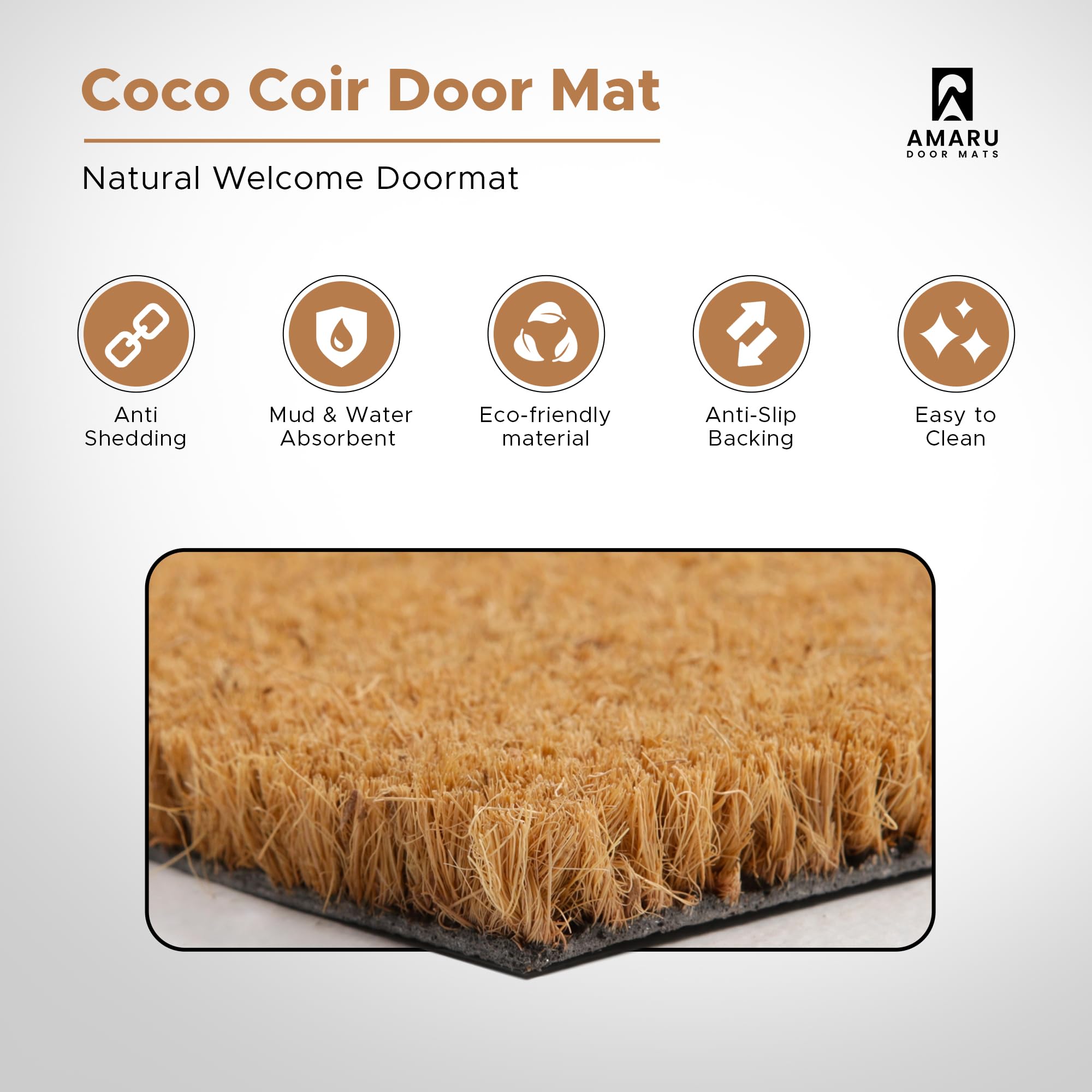 AMARU DOOR MATS Home Dog Classic entryway porch placement example