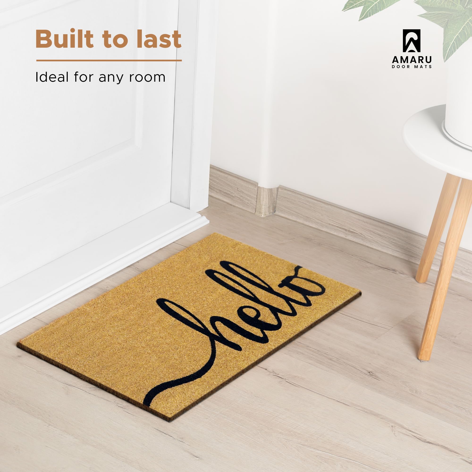 AMARU DOOR MATS Hello Classic 2 gift-ready packaging suitable for housewarmings.