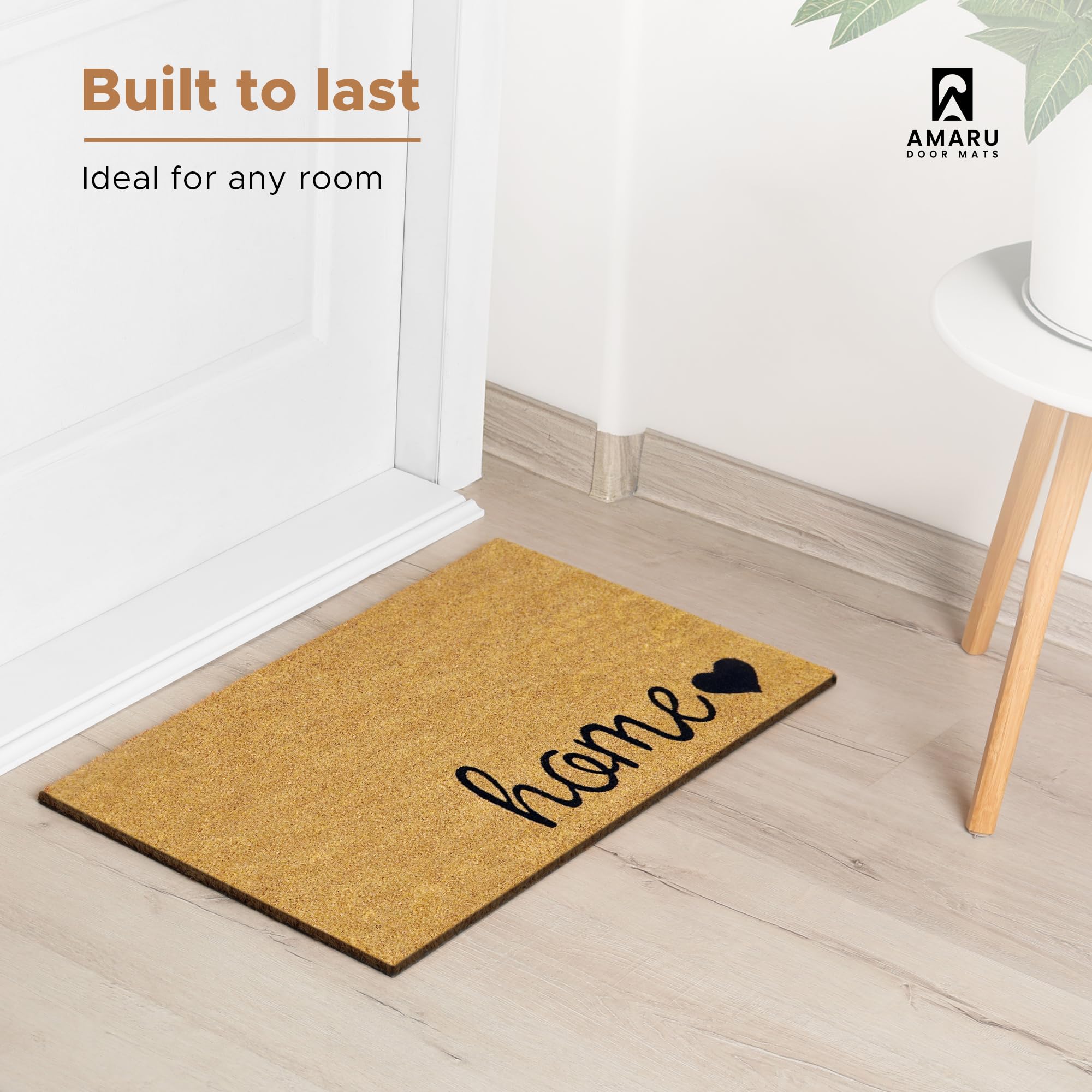 AMARU DOOR MATS Home Love gift idea mat suits housewarmings or birthdays.