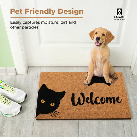 AMARU DOOR MATS Minimalist natural design complements contemporary entryways.