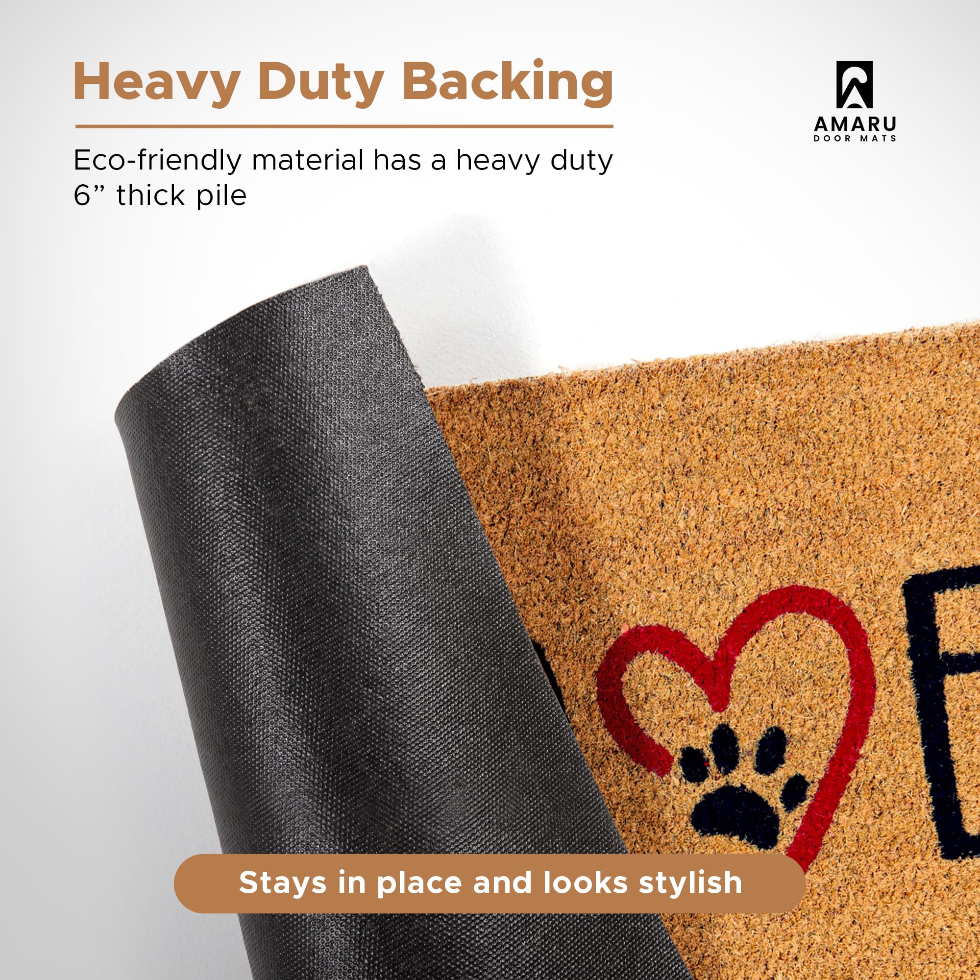 AMARU DOOR MATS minimalist-design complements modern entryways