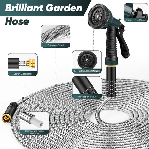 Amayrose 10-function nozzle in action for versatile watering