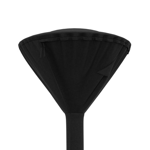 Amazon Basics cover with click-close straps secures on windy days.