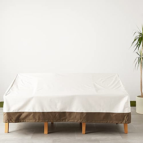Amazon Basics easy to wipe clean fabric keeps outdoor space tidy