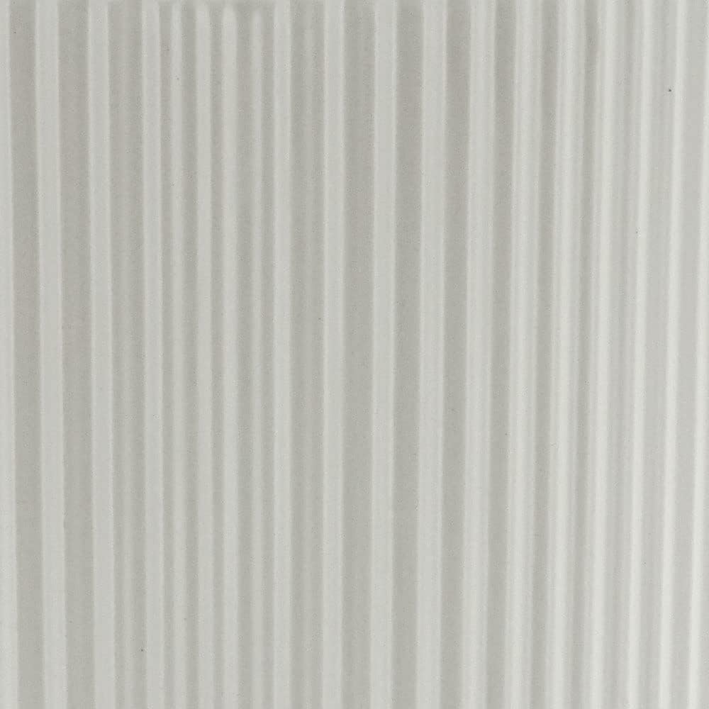 Amazon Basics modern white planter suitable for balcony or patio decor