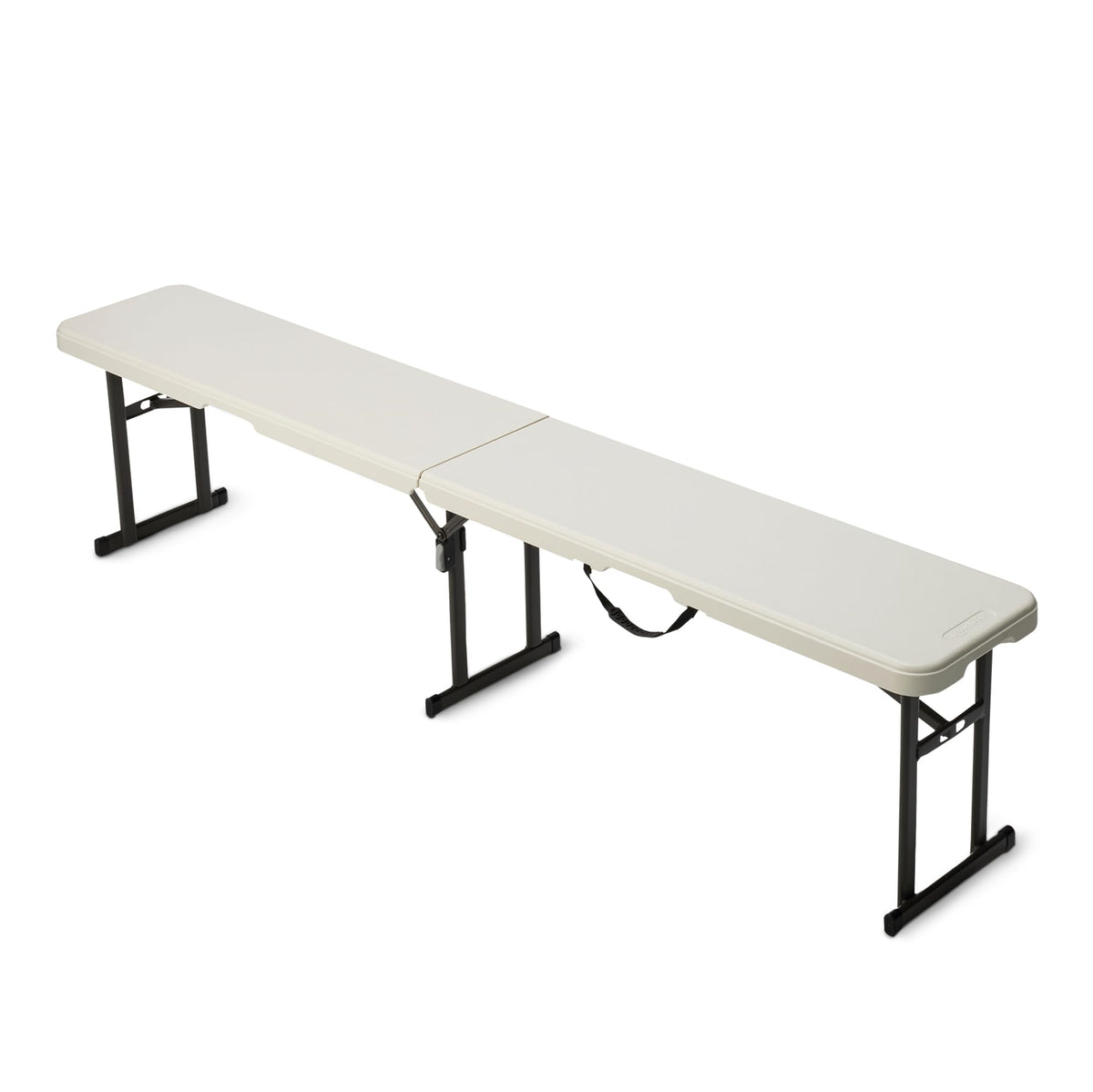 Amazon Basics foldable bench assembly for easy transport and quick setup