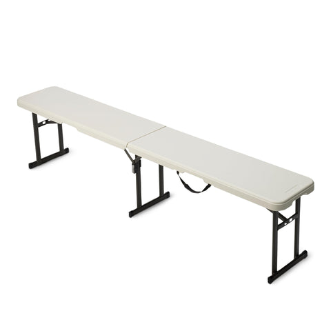 Amazon Basics foldable bench assembly for easy transport and quick setup