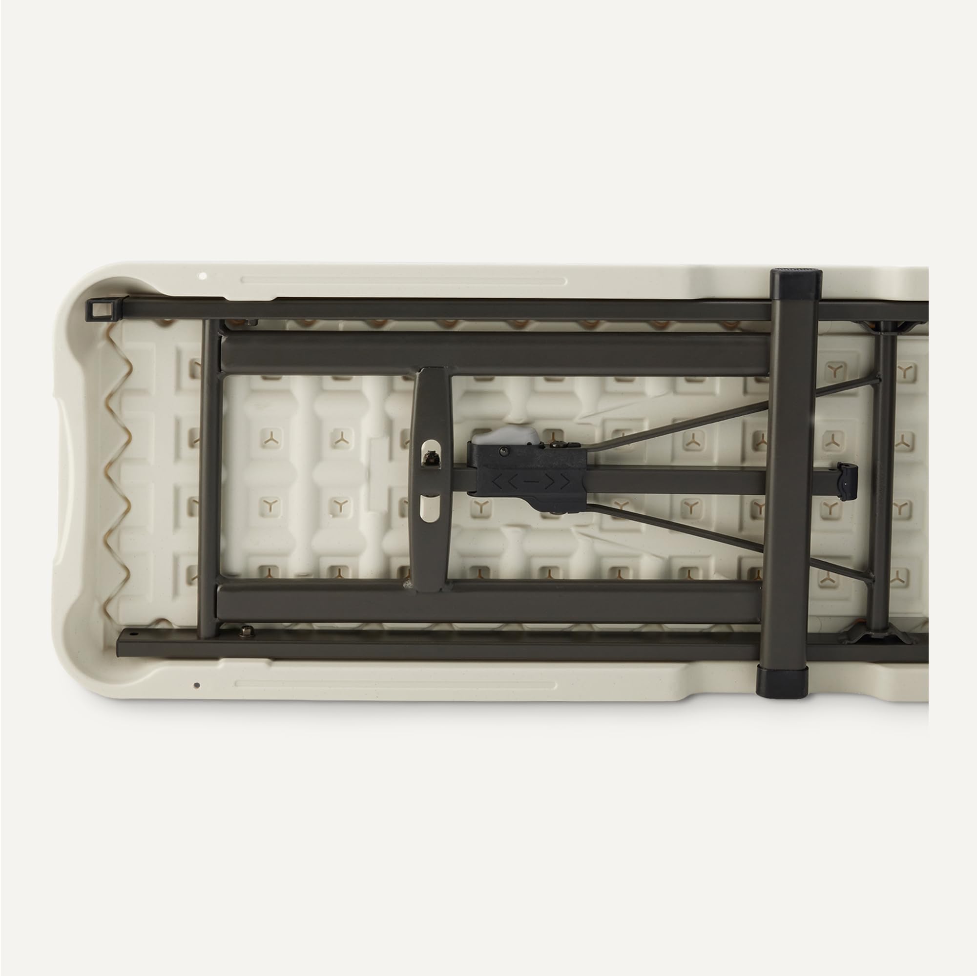 Amazon Basics bench features safety lock to keep seating secure
