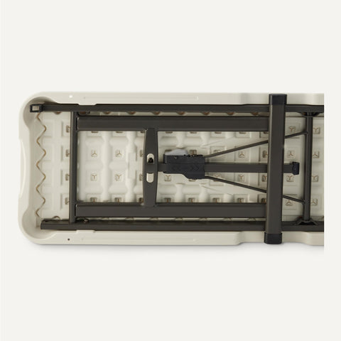 Amazon Basics bench features safety lock to keep seating secure