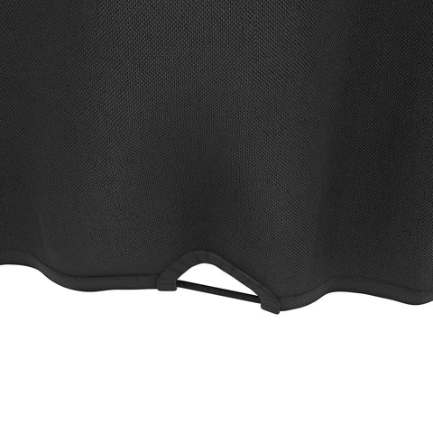 Amazon Basics gas grill cover shown with dimensions 46 x 24 x 46 inches