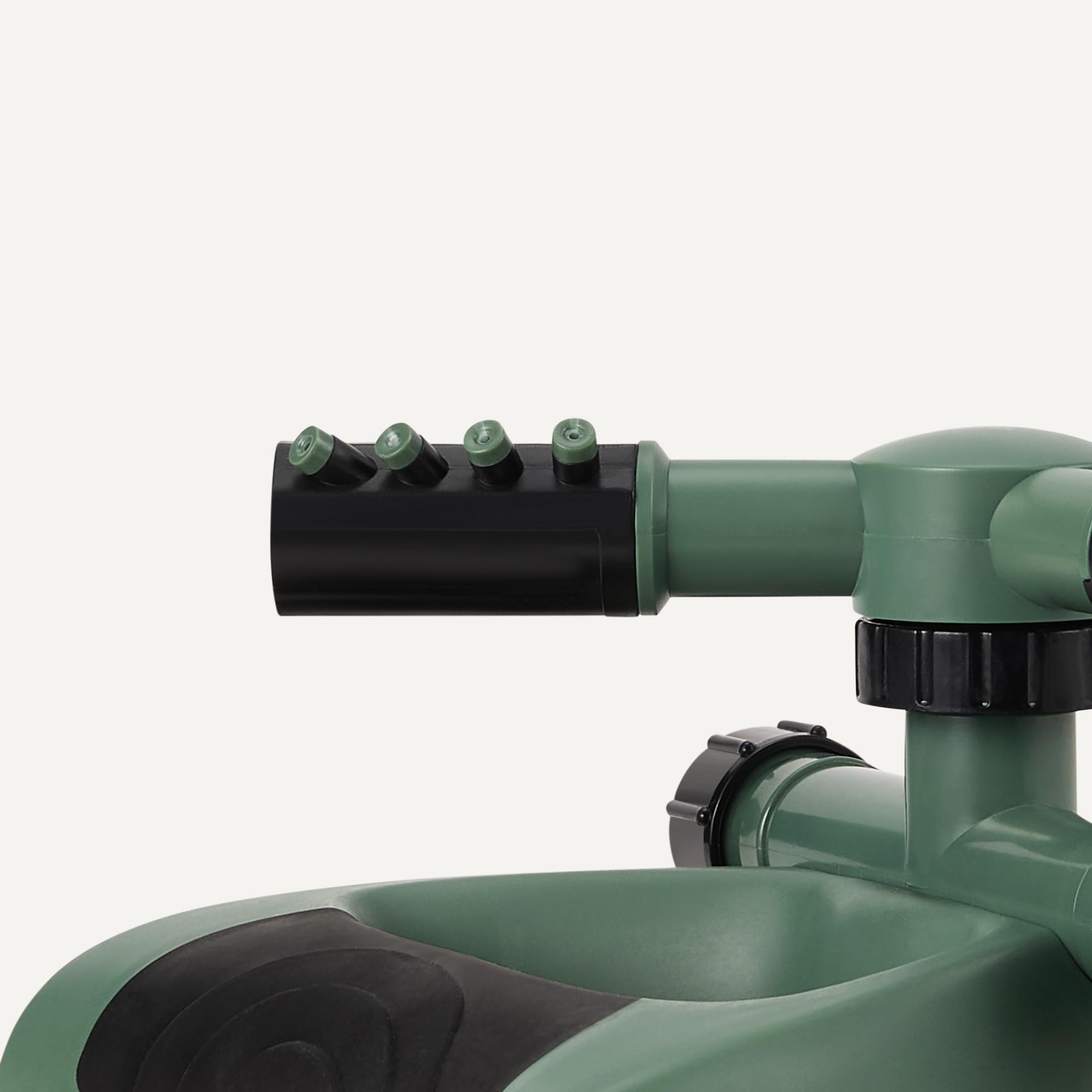 Amazon Basics durable plastic base with weighted stay-in-place design for stable watering.