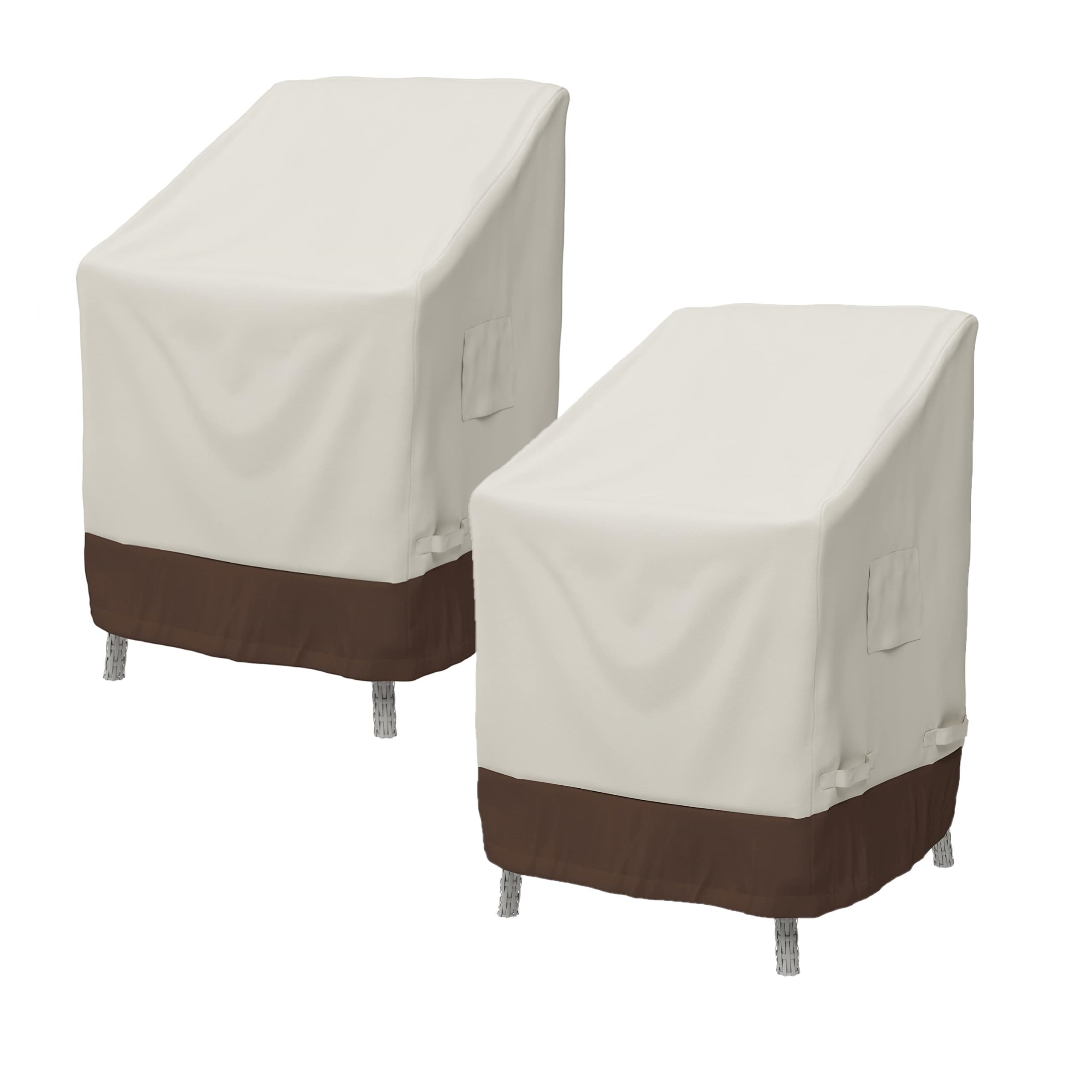 Amazon Basics outdoor chair cover protects against rain on patio chairs