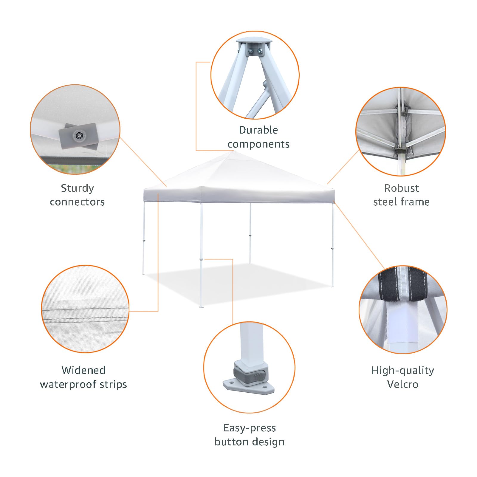 Amazon Basics canopy UV protection highlight with sun shielding for bright days