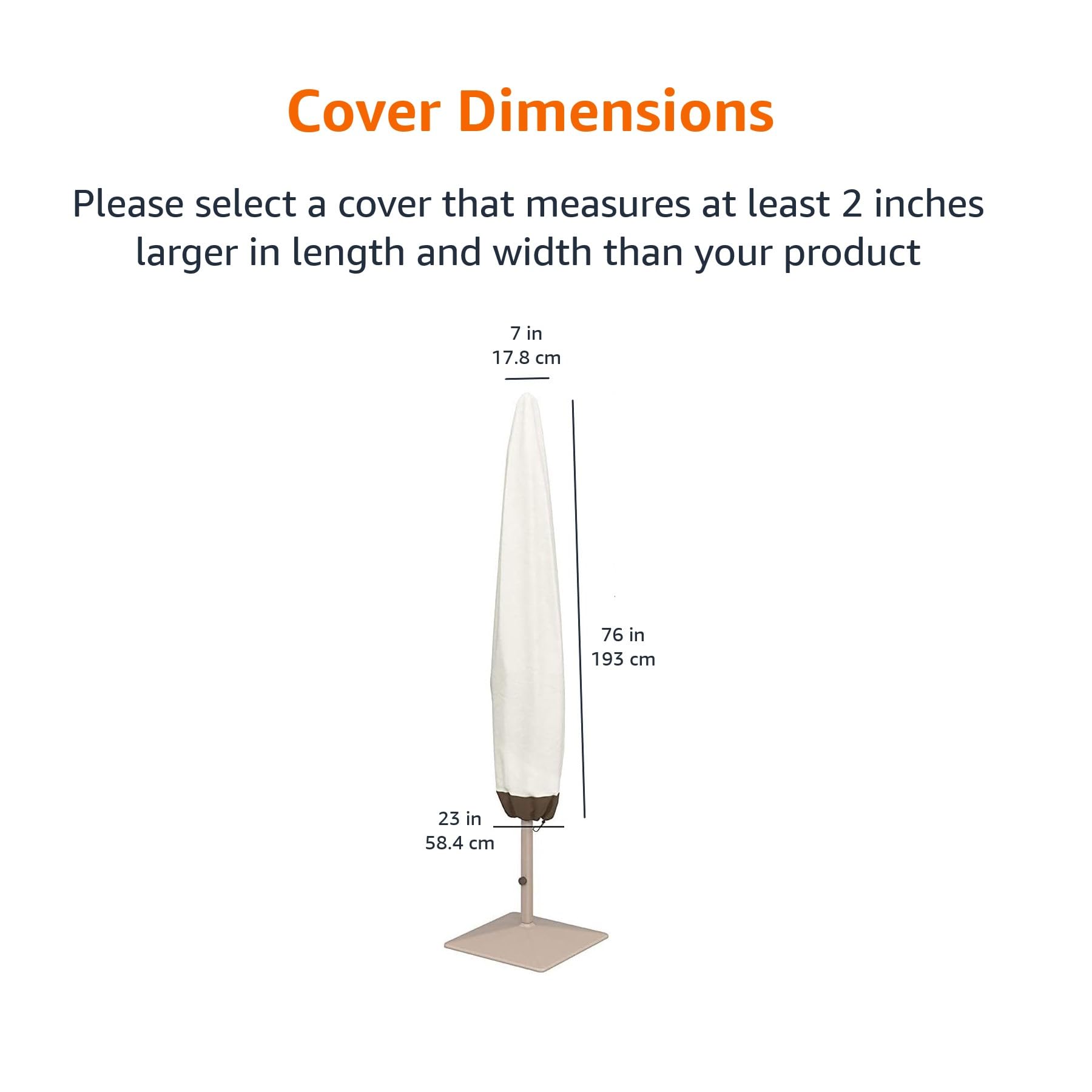 Amazon Basics outdoor umbrella cover UV protection preserves color and extends patio gear longevity.