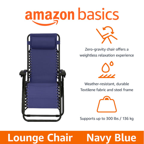 Amazon Basics powder-coated steel frame provides durable support.
