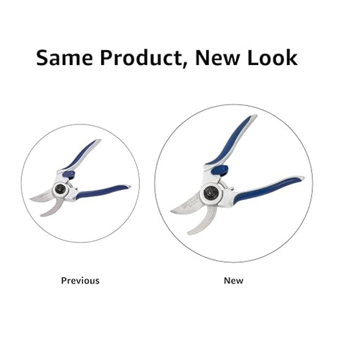 Amazon Basics pruning shears with forged aluminum body for balanced handling and reduced fatigue