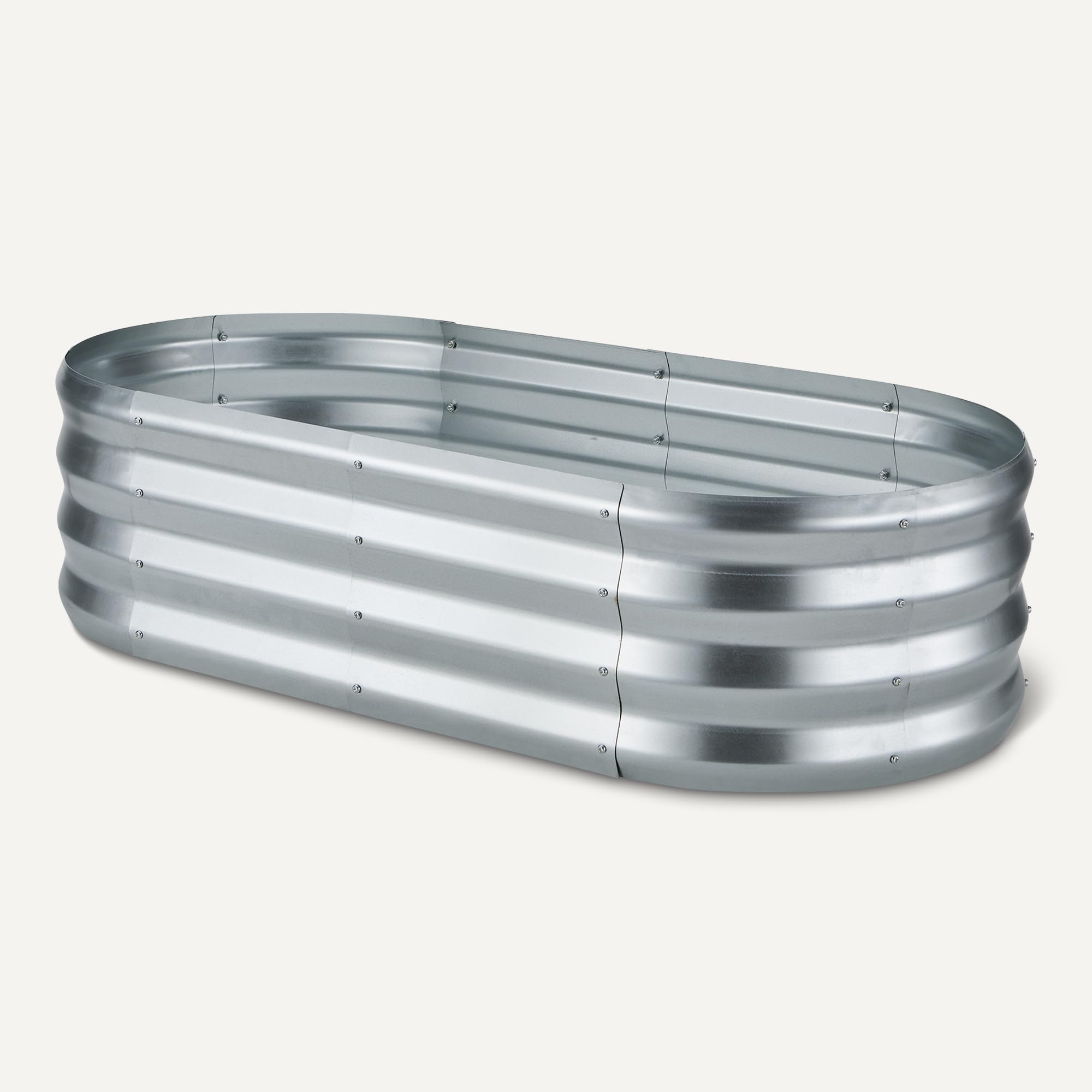 Amazon Basics open-base drainage in raised bed promotes healthy soil moisture.