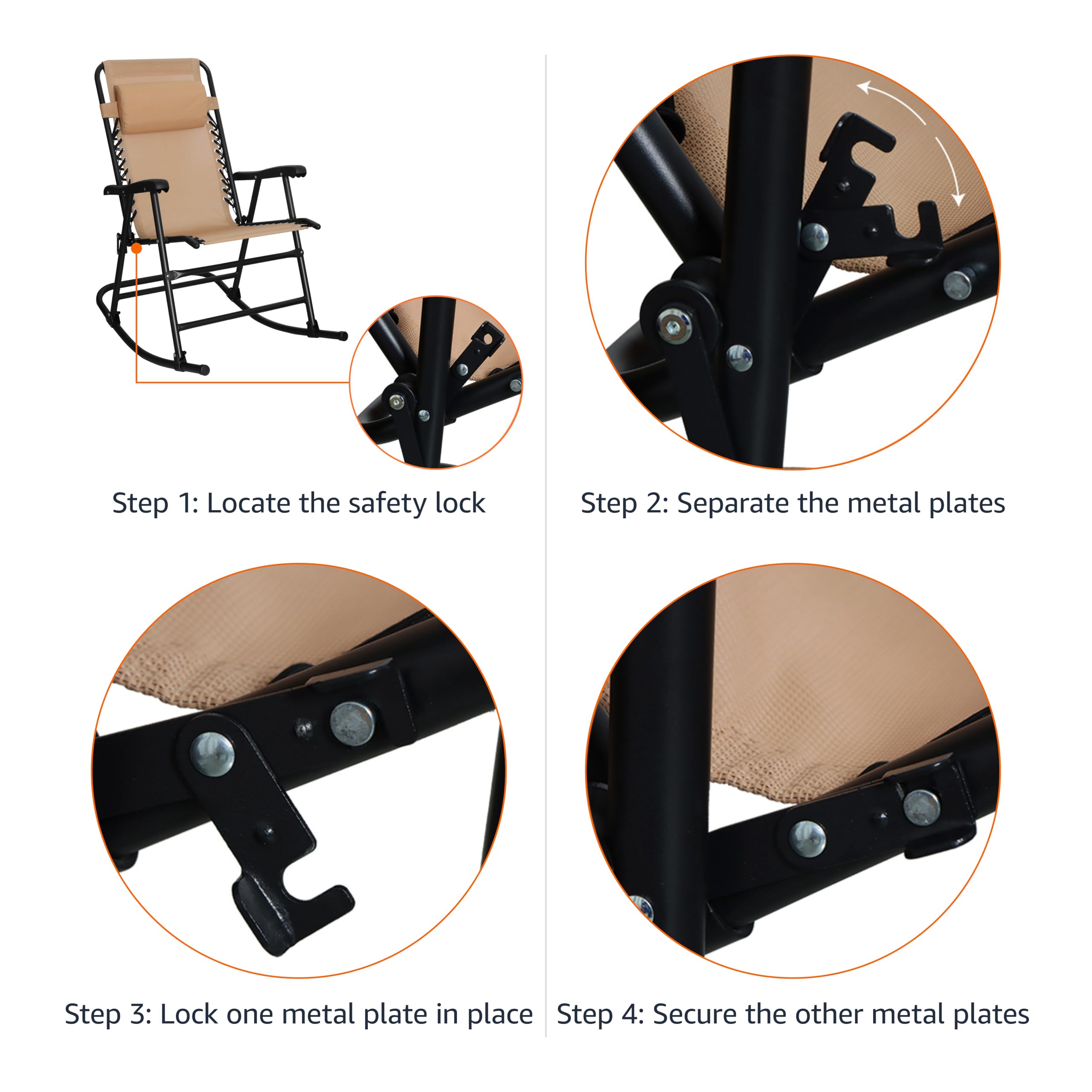 Amazon Basics beige color complements patio decor