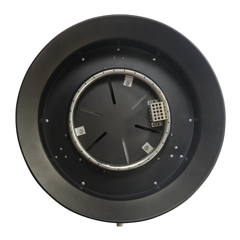 Amazon Basics compact round design fits small outdoor spaces.