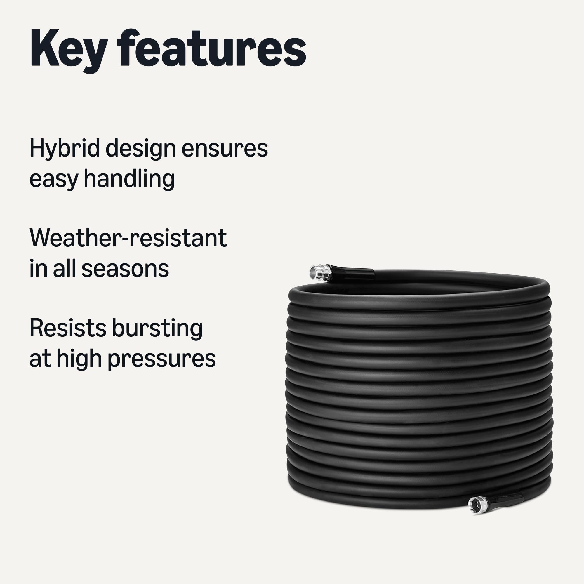 Amazon Basics garden hose nozzle in action for efficient watering