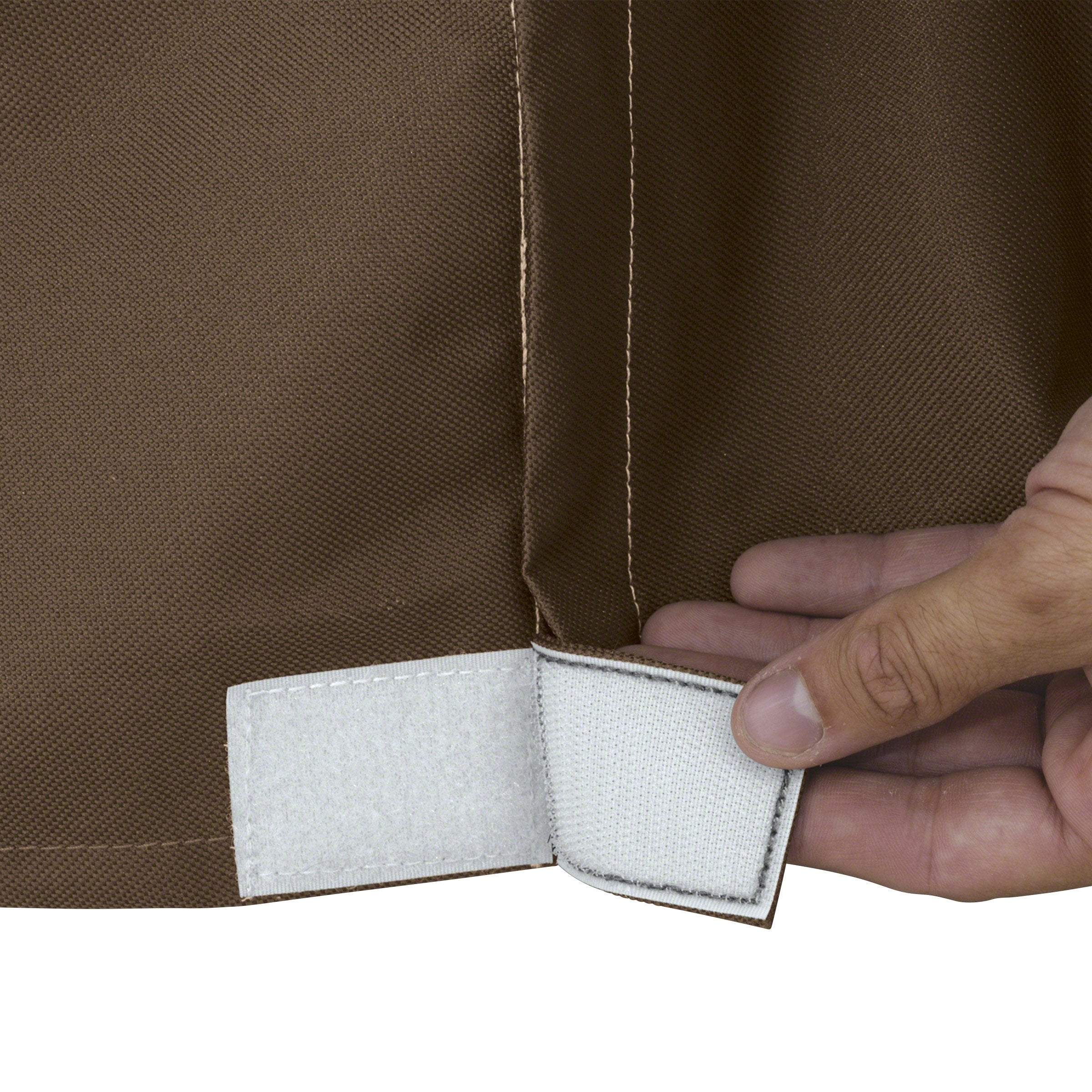 Amazon Basics laminated undercoating helps resist rain penetration
